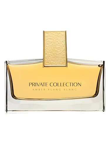 Frasco del perfume Private Collection Amber Ylang Ylang de Estee Lauder — fragancia femenino
