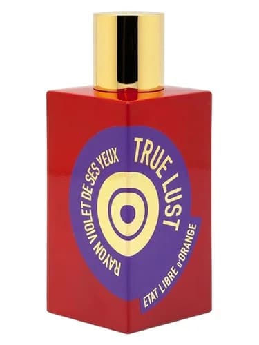 Frasco del perfume True Lust Rayon Violet De Ses Yeux de Etat Libre D Orange — fragancia unisex