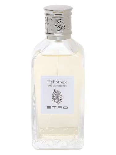 Frasco del perfume Heliotrope de Etro — fragancia unisex