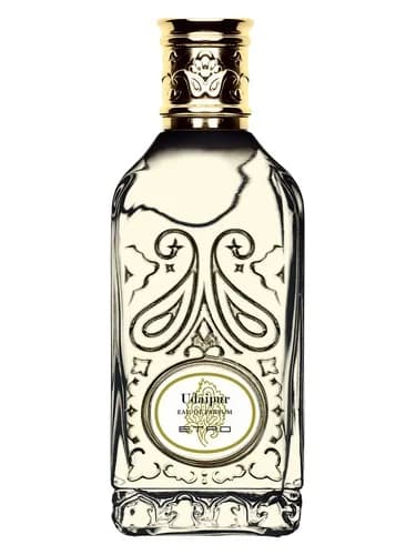 Frasco del perfume Udaipur de Etro — fragancia unisex