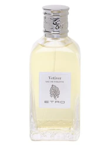 Frasco del perfume Vetiver de Etro — fragancia unisex