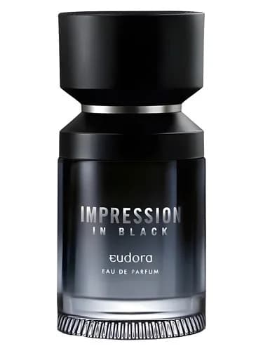 Frasco del perfume Impression In Black de Eudora — fragancia masculino