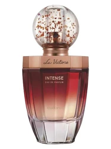 Frasco del perfume La Victorie Intense de Eudora — fragancia femenino
