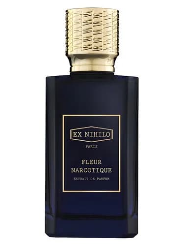 Frasco del perfume Fleur Narcotique Extrait De Parfum de Ex Nihilo — fragancia unisex
