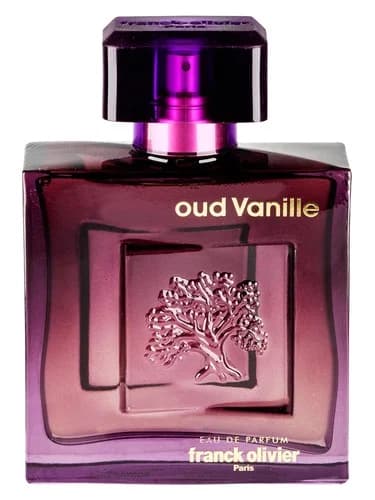 Frasco del perfume Oud Vanille de Franck Olivier — fragancia unisex