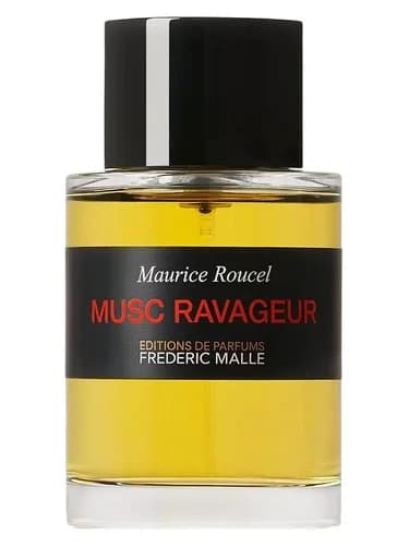 Frasco del perfume Musc Ravageur de Frederic Malle — fragancia unisex