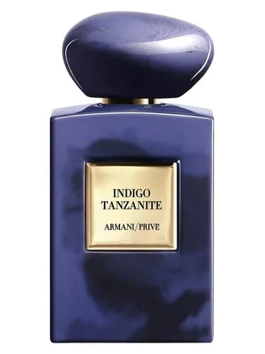 Frasco del perfume Indigo Tanzanite de Giorgio Armani — fragancia unisex