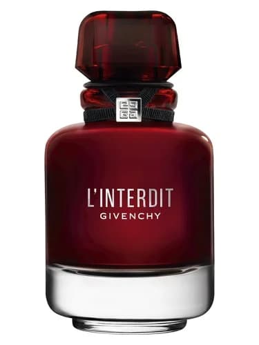 Frasco del perfume L Interdit Eau De Parfum Rouge de Givenchy — fragancia femenino