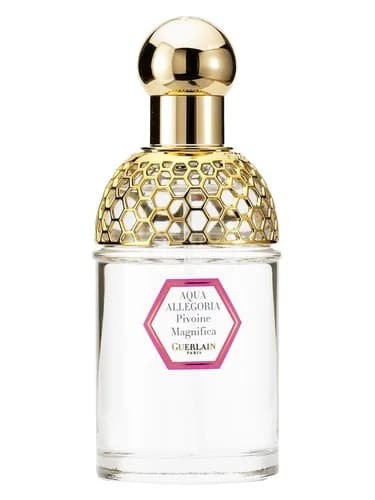 Frasco del perfume Aqua Allegoria Pivoine Magnifica de Guerlain — fragancia femenino