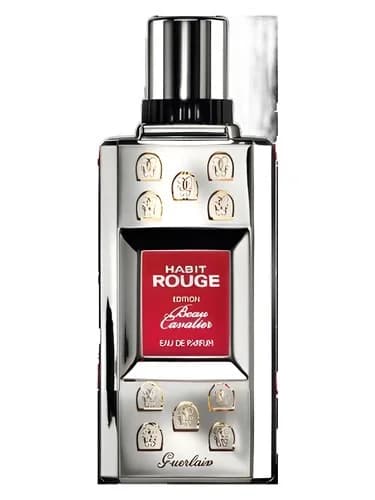 Frasco del perfume Habit Rouge Beau Cavalier de Guerlain — fragancia masculino