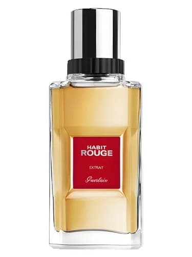 Frasco del perfume Habit Rouge L Extrait de Guerlain — fragancia masculino