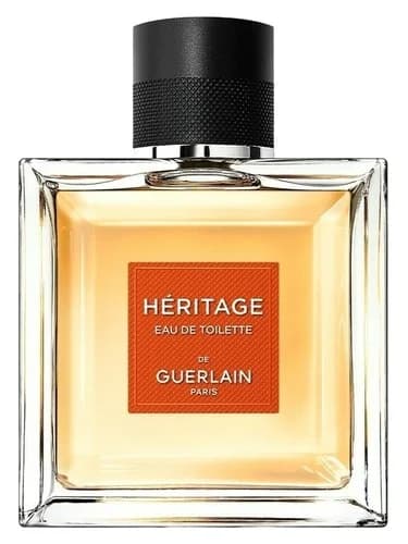 Frasco del perfume Heritage Eau De Toilette de Guerlain — fragancia masculino