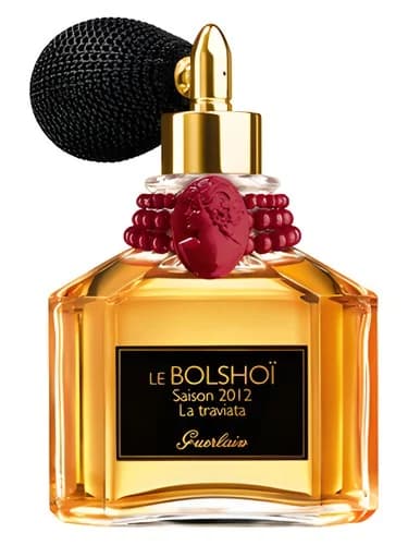 Frasco del perfume Le Bolshoi Saison 2012 La Traviata de Guerlain — fragancia femenino