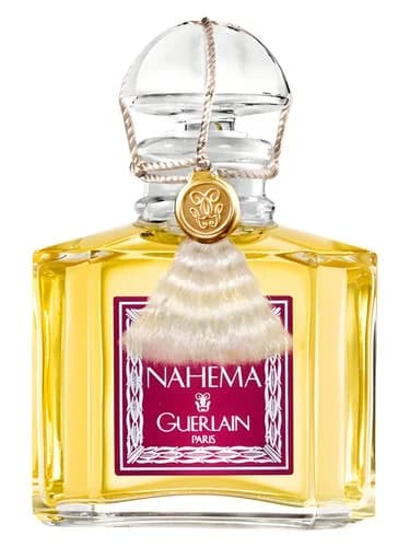 Frasco del perfume Nahema de Guerlain — fragancia femenino