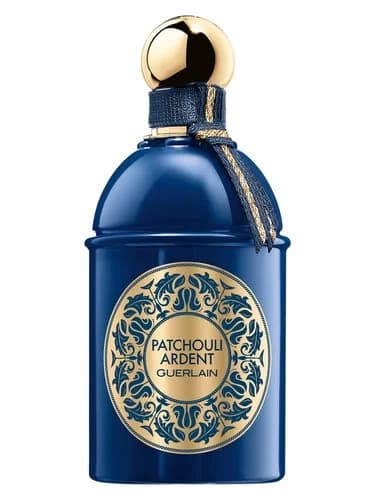 Frasco del perfume Patchouli Ardent de Guerlain — fragancia unisex