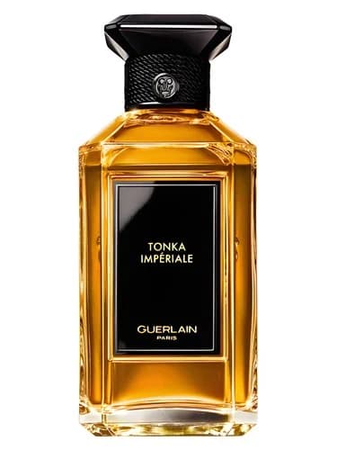 Frasco del perfume Tonka Imperiale de Guerlain — fragancia unisex