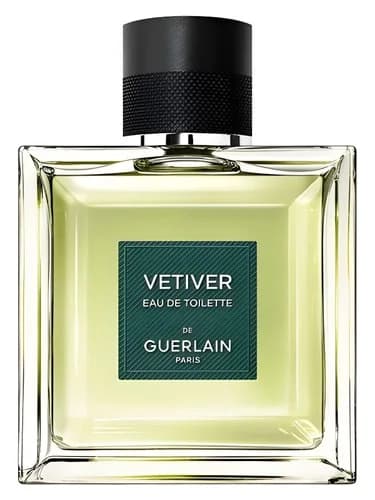 Frasco del perfume Vetiver de Guerlain — fragancia masculino