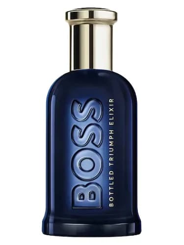 Frasco del perfume Boss Bottled Triumph Elixir de Hugo Boss — fragancia masculino