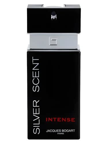 Frasco del perfume Silver Scent Intense de Jacques Bogart — fragancia masculino