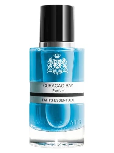 Frasco del perfume Curacao Bay de Jacques Fath — fragancia unisex