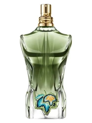 Frasco del perfume Le Beau Paradise Garden de Jean Paul Gaultier — fragancia masculino
