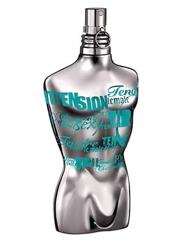 Frasco del perfume Le Male Silver My Skin de Jean Paul Gaultier — fragancia masculino