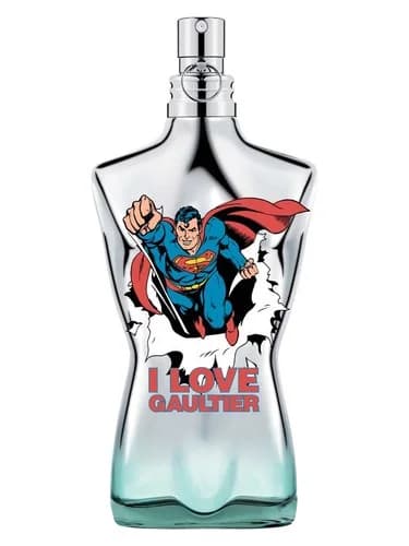 Frasco del perfume Le Male Superman Eau Fraiche de Jean Paul Gaultier — fragancia masculino