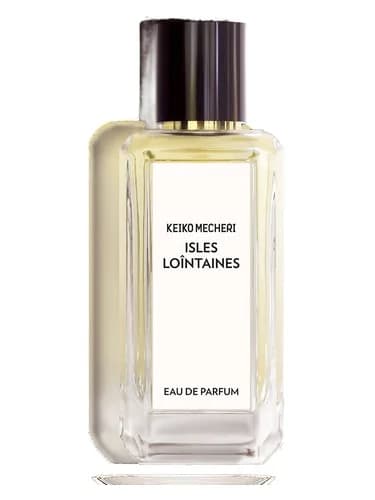 Frasco del perfume Isles Lointaines de Keiko Mecheri — fragancia femenino
