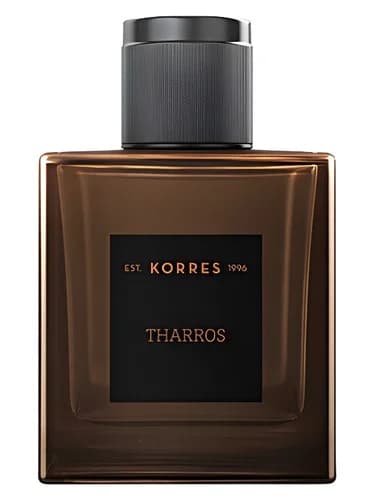 Frasco del perfume Tharros de Korres — fragancia masculino