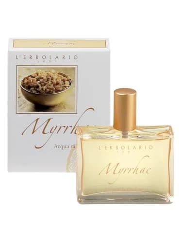 Frasco del perfume Myrrhae de L Erbolario — fragancia unisex