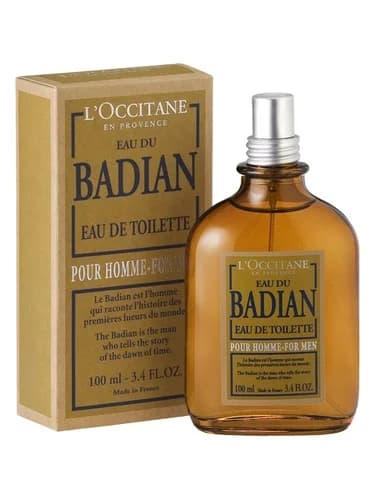 Frasco del perfume Eau Du Badian de L Occitane En Provence — fragancia masculino