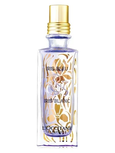 Frasco del perfume Iris Bleu Iris Blanc de L Occitane En Provence — fragancia femenino