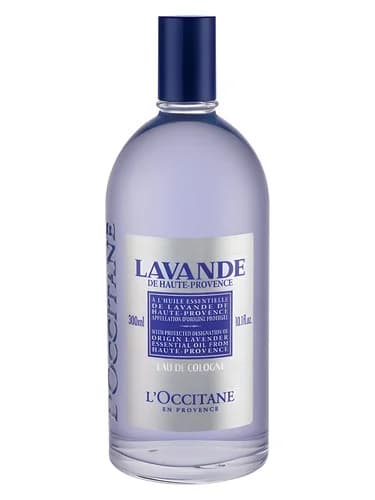 Frasco del perfume Lavande Eau De Cologne de L Occitane En Provence — fragancia unisex