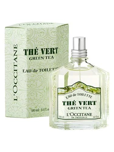 Frasco del perfume The Vert Green Tea de L Occitane En Provence — fragancia unisex