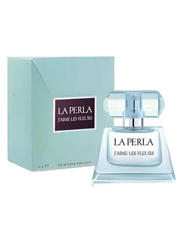 Frasco del perfume J Aime Les Fleurs de La Perla — fragancia femenino