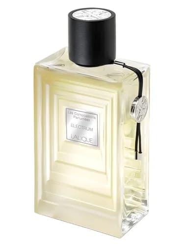 Frasco del perfume Electrum de Lalique — fragancia unisex