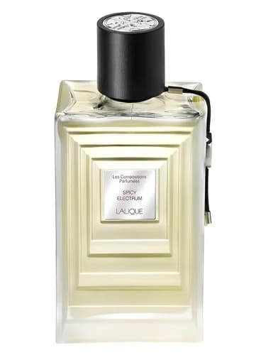 Frasco del perfume Spicy Electrum de Lalique — fragancia unisex