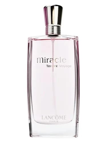 Frasco del perfume Miracle Tendre Voyage de Lancome — fragancia femenino