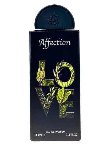 Frasco del perfume Affection de Lattafa Perfumes — fragancia unisex