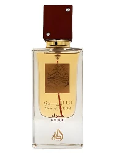 Frasco del perfume Ana Abiyedh Rouge de Lattafa Perfumes — fragancia unisex