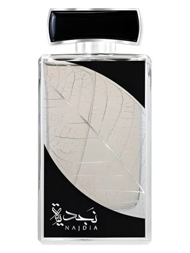 Frasco del perfume Najdia de Lattafa Perfumes — fragancia unisex