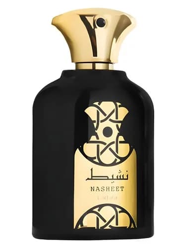 Frasco del perfume Nasheet de Lattafa Perfumes — fragancia unisex