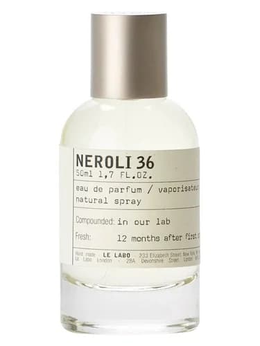 Frasco del perfume Neroli 36 de Le Labo — fragancia unisex