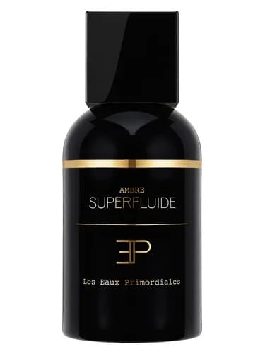 Frasco del perfume Ambre Superfluide de Les Eaux Primordiales — fragancia unisex