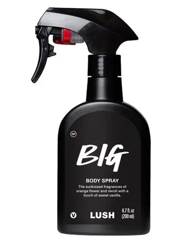 Frasco del perfume Big de Lush — fragancia unisex