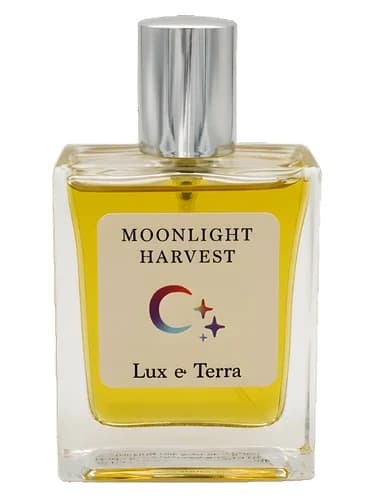 Frasco del perfume Moonlight Harvest de Lux E Terra — fragancia unisex