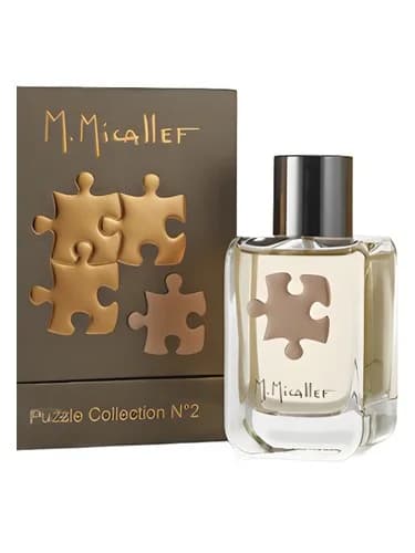 Frasco del perfume Puzzle No 2 de M Micallef — fragancia unisex