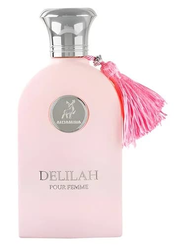 Frasco del perfume Delilah de Maison Alhambra — fragancia femenino