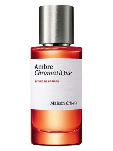 Frasco del perfume Ambre Chromatique de Maison Crivelli — fragancia unisex