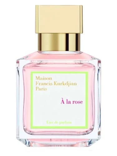 Frasco del perfume A La Rose de Maison Francis Kurkdjian — fragancia femenino